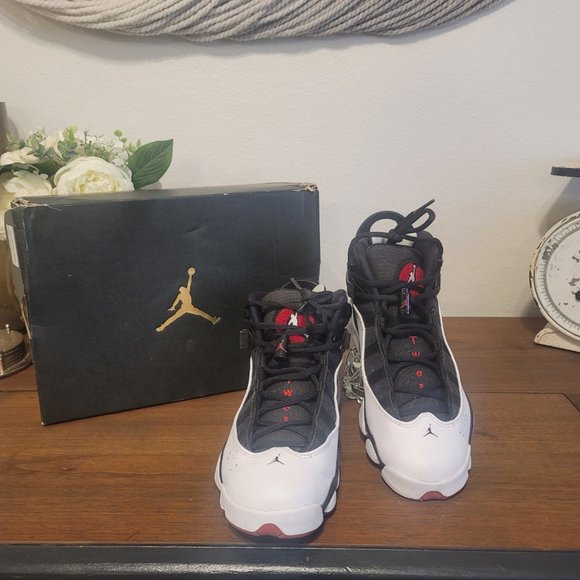 Jordan Other - NIB Nike Jordan 6 Rings 'Black White Gym Red' Sz 7Y